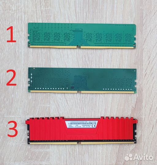 Оперативная память DDR4 Kingston, Crucial, Corsair