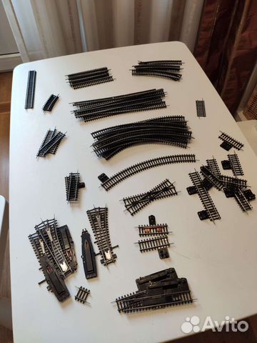 Рельсы для ж/д 1:120 12 мм, тт Hobby ГДР