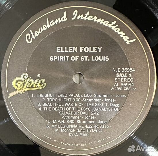 Ellen Foley–Spirit Of St. Louis (сша 1981г.)