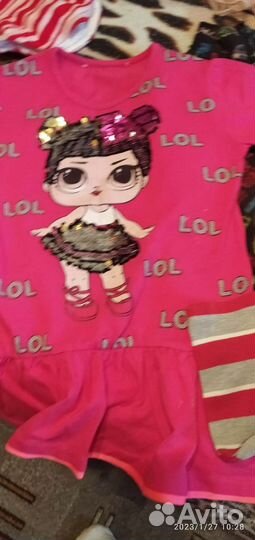 Большой пакет на девочку 104 110