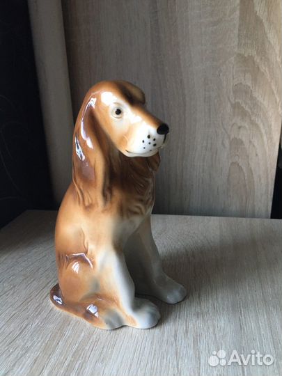 Собака спаниель Royal dux Чехословакия