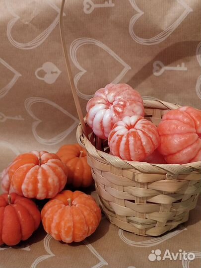 Мыло ручной работы мандарин