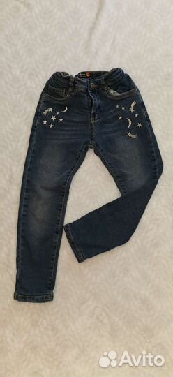Джинсовые вещи на девочку 110 - 116