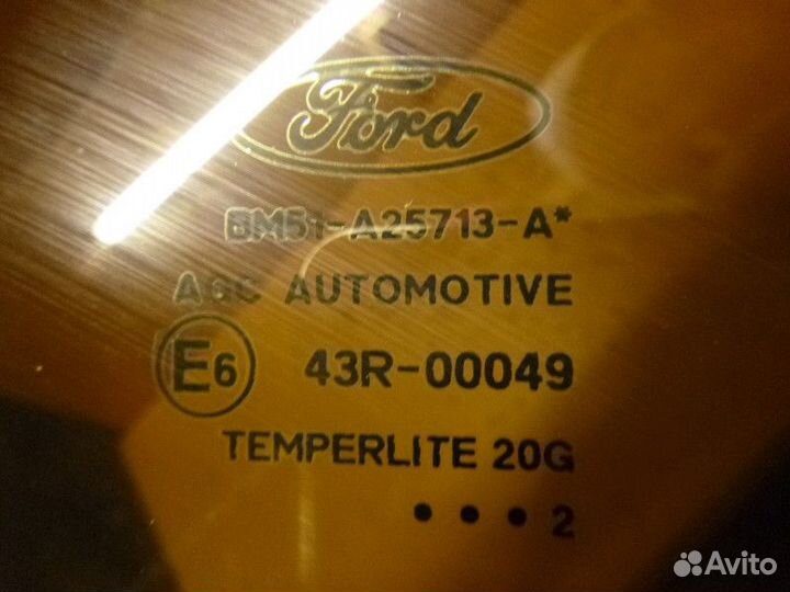 Стекло двери задней левой ford focus III 2011