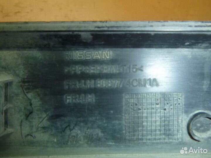 Молдинг двери передней левой nissan X-trail (T32)