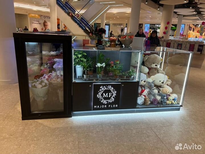 Прибыльный цветочный в торговом центре