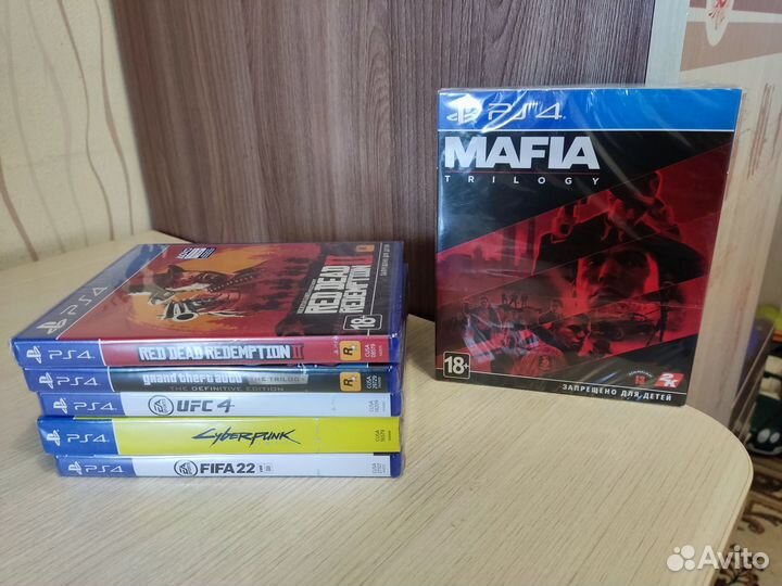 Mafia Trilogy PS4/PS5 новый в плёнке