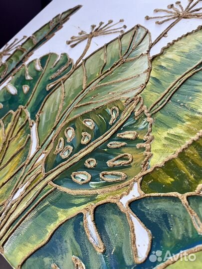 Картина акрилом на холсте