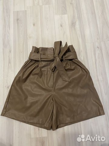 Шорты кожаные