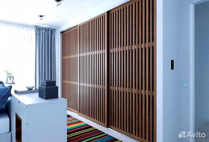 Межкомнатные перегородки из реек