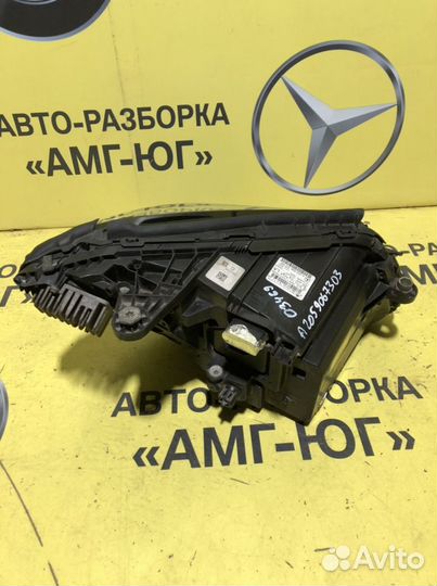 Мерседес W205 C205 Фара левая 1 линза