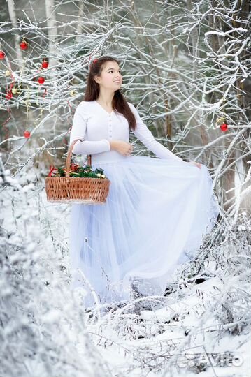 Юбка женская в пол