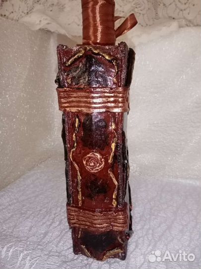 Бутылка книга с секретом