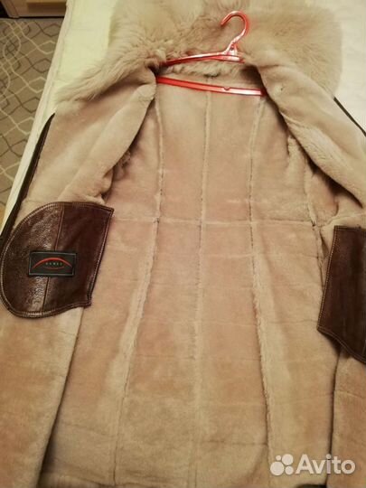 Женская кожаная дубленка