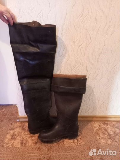 Сапоги болотные резиноаые