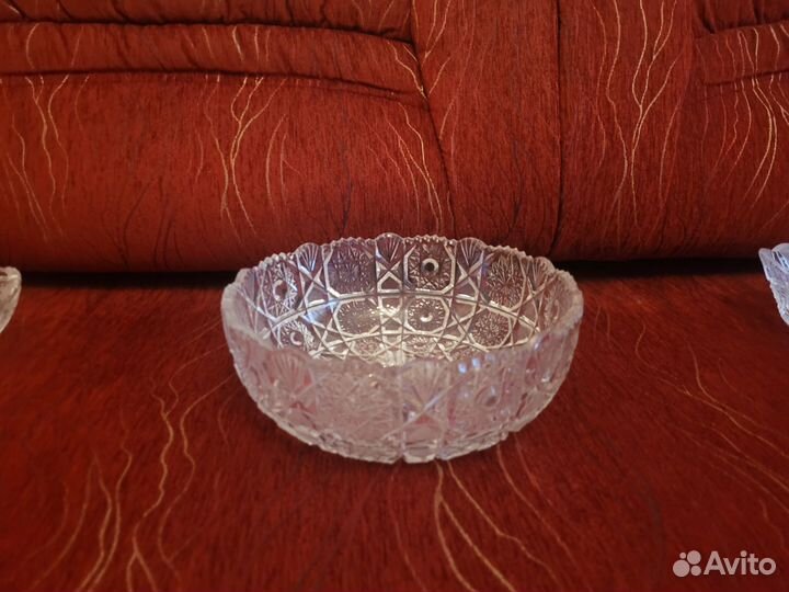 Ваза хрустальная