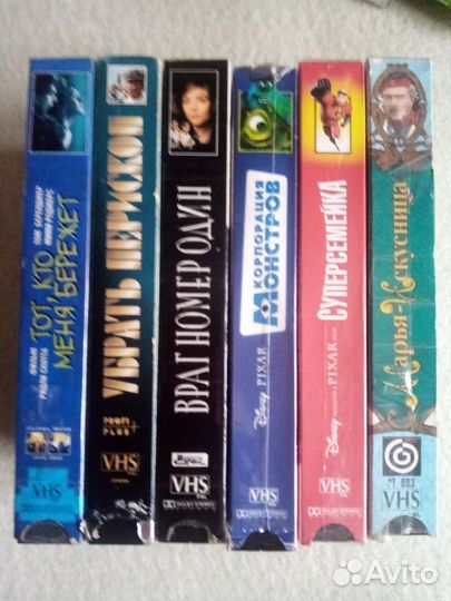 Видеокассеты и dvd