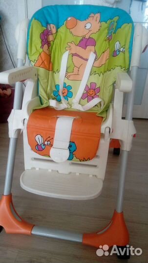 Стульчик для кормления chicco polly