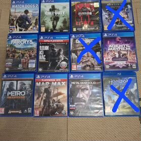 Продам или обменяю диски для ps 4