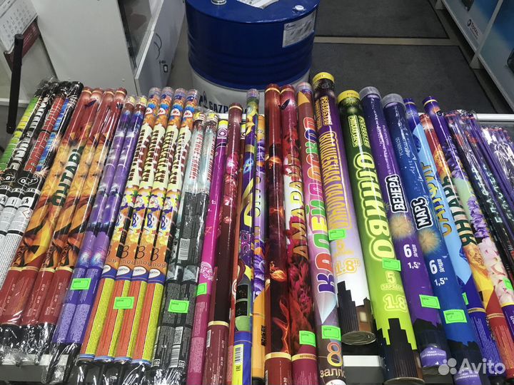 Салюты, Петарды, Римские свечи