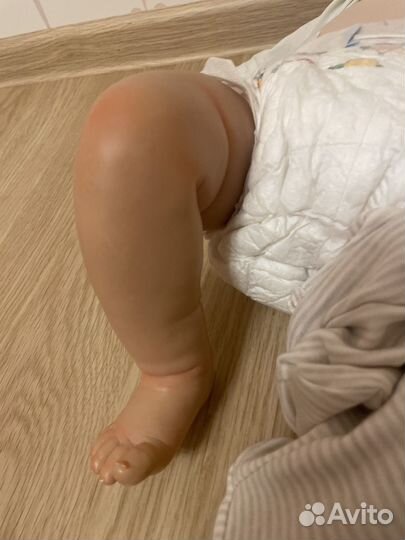 Кукла реборн девочка 60 см в идеальном состоянии