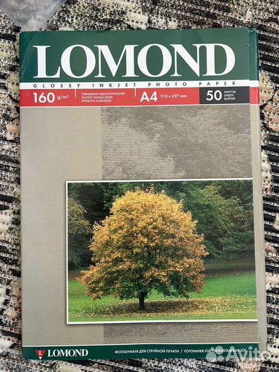 Фотобумага lomond