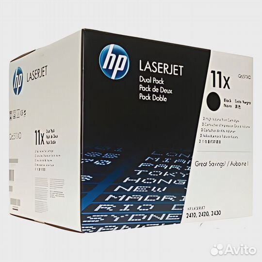 Двойная упаковка картриджей HP Q6511XD 11X Black