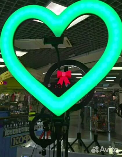 Кольцевая Лампа Сердце