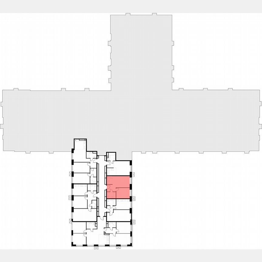 1-к. апартаменты, 36,8 м², 12/30 эт.