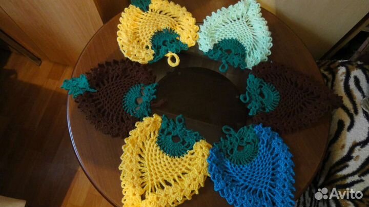 Вязаные крючком и спицами