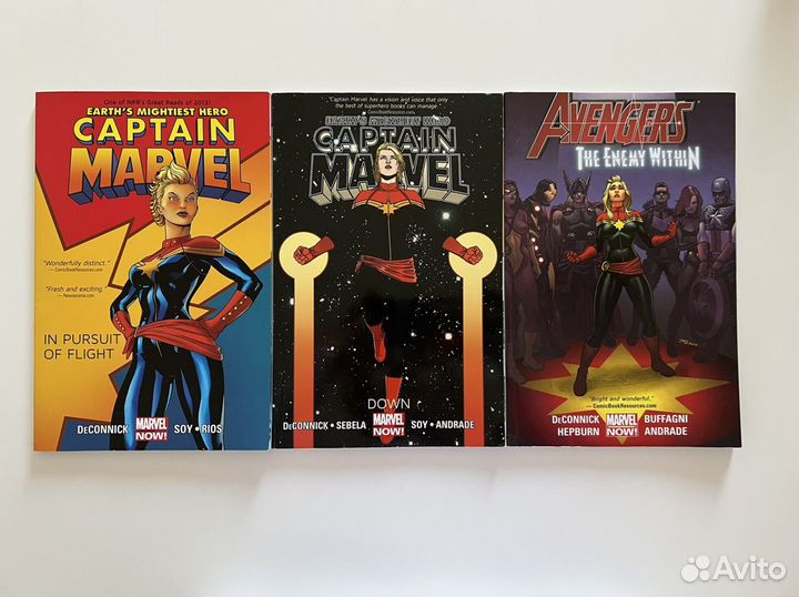 Коллекция комиксов Captain Marvel (8 книг)