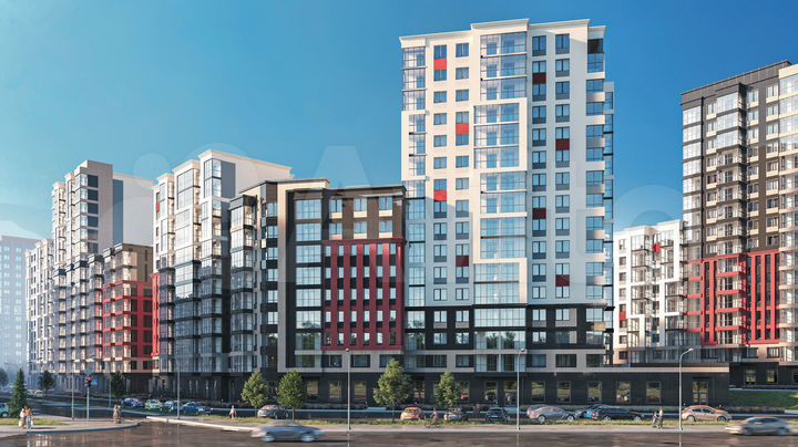 2-к. квартира, 39,6 м², 3/16 эт.