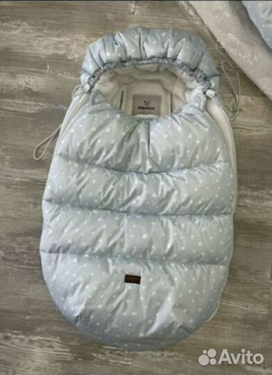 Зимний конверт кокон (на выписку)