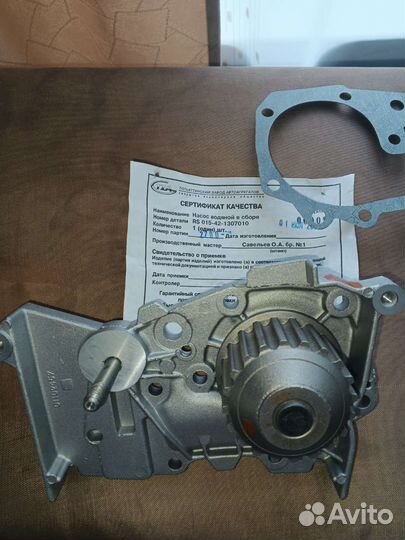 Помпа на двигатель к4м renault