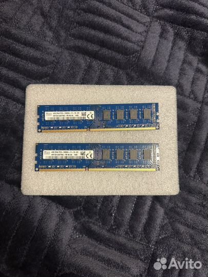 Оперативная память Hynix для пк 4GB DDR3 PC3-12800