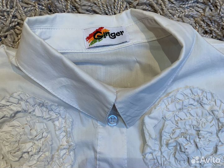 Блузка, рубашка для девочки р. 146