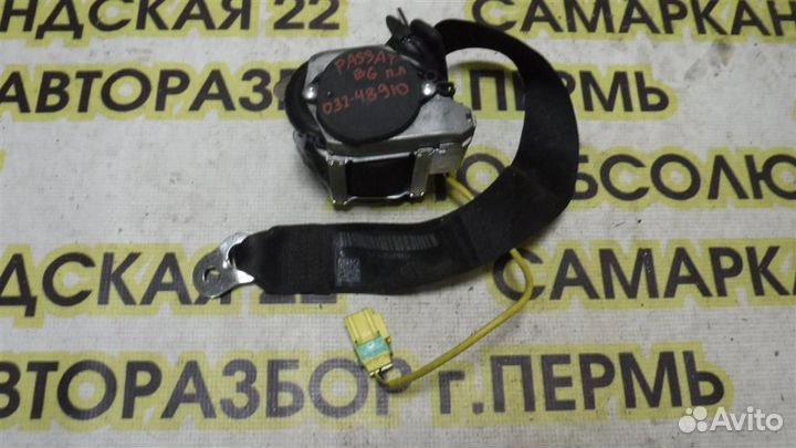 Ремень безопасности с пиропатроном Volkswagen Pas