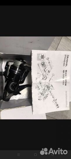 Катушка black widow br 3500a