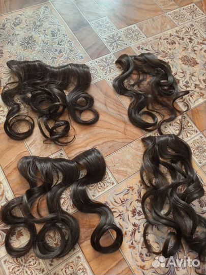 Искусственные волосы волнистые