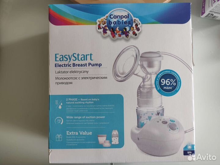 Молокоотсос электрический Canpol babies