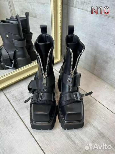 Ботинки женские кожаные