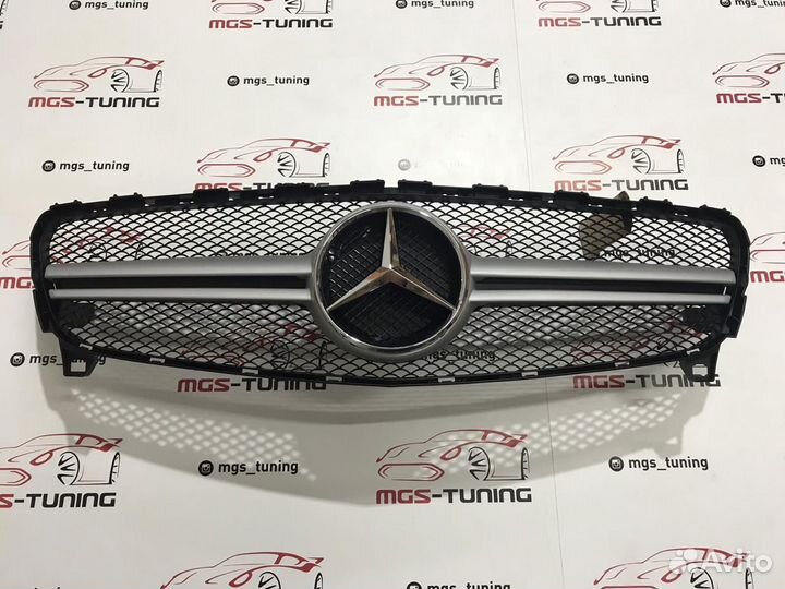 Решетка Mercedes A-class w176 AMG 45 Silver