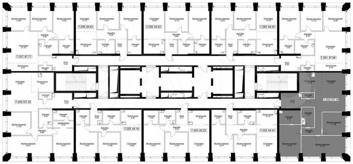 3-к. квартира, 108,6 м², 19/55 эт.