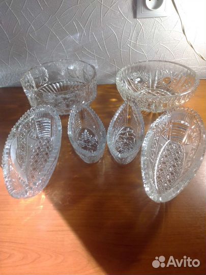 Ваза хрустальная