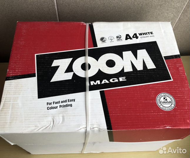 Бумага A4 Zoom Image, 120g/m2, белая
