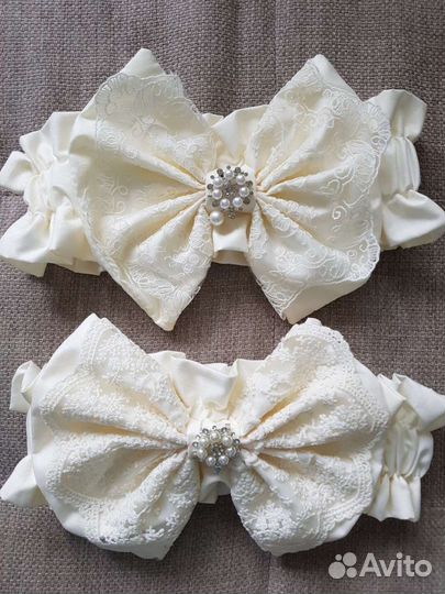 Банты на конверт (выписка новорождённого)