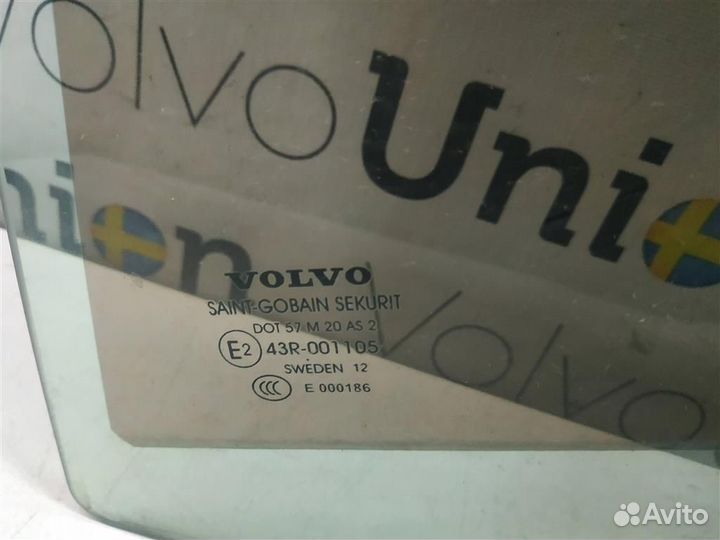 Стекло двери задней левой Volvo S60 II (2009-2013)