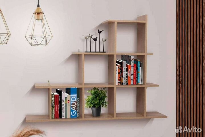 Полки стеллажи деревянные