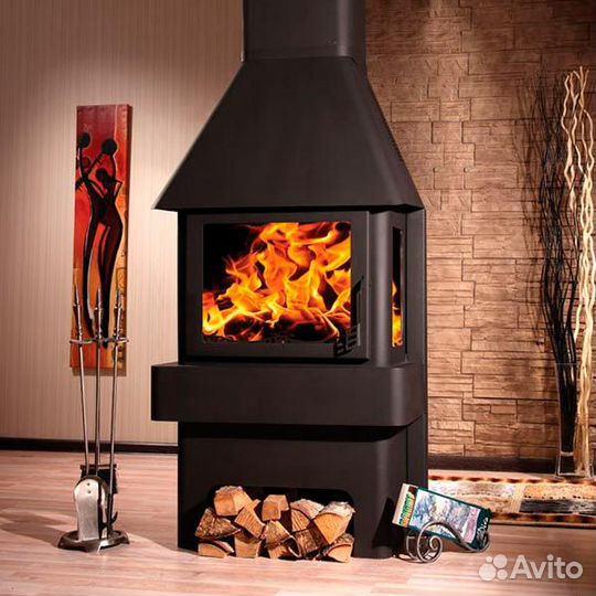Стальные печи камины