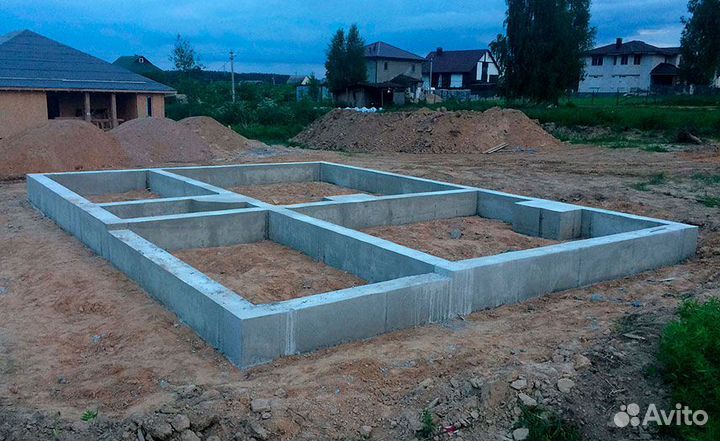 Фундамент, строительство домов